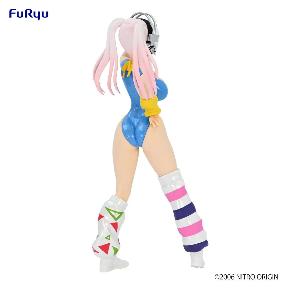 Super Sonico PVC Statue Super Sonico Concept Figure 80's/Another Color/Blue Ver. 18 cm termékfotó