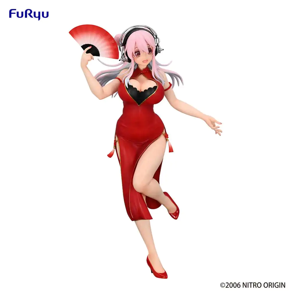 Super Sonico Trio-Try-iT PVC Statue China Dress Ver. 21 cm termékfotó