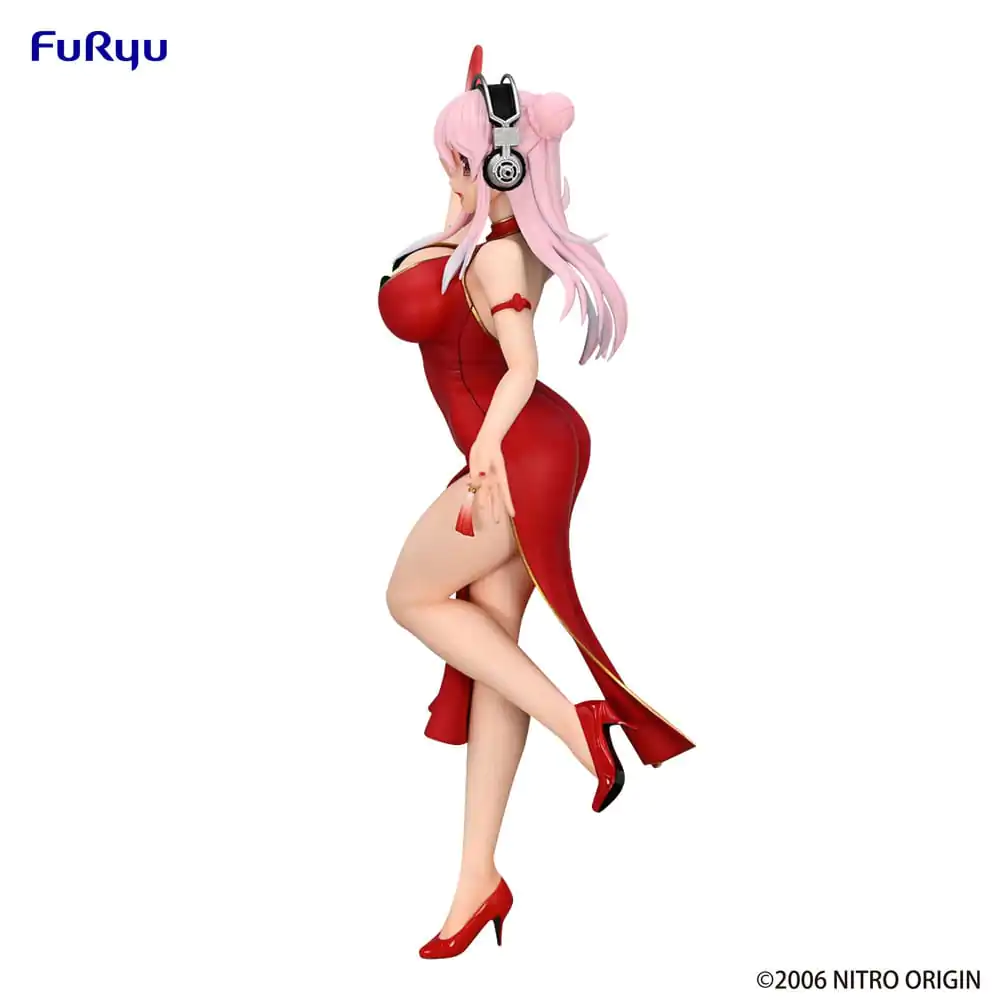 Super Sonico Trio-Try-iT PVC Statue China Dress Ver. 21 cm product photo