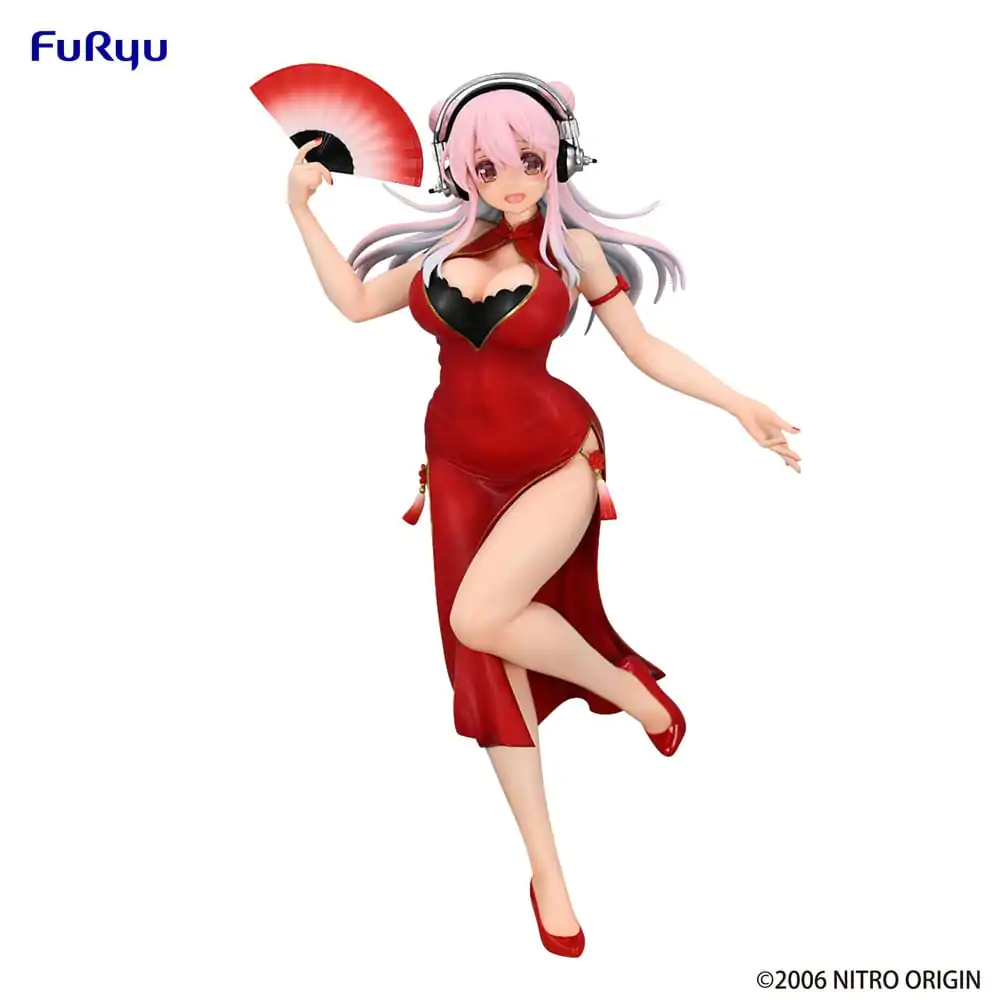 Super Sonico Trio-Try-iT PVC Statue China Dress Ver. 21 cm product photo