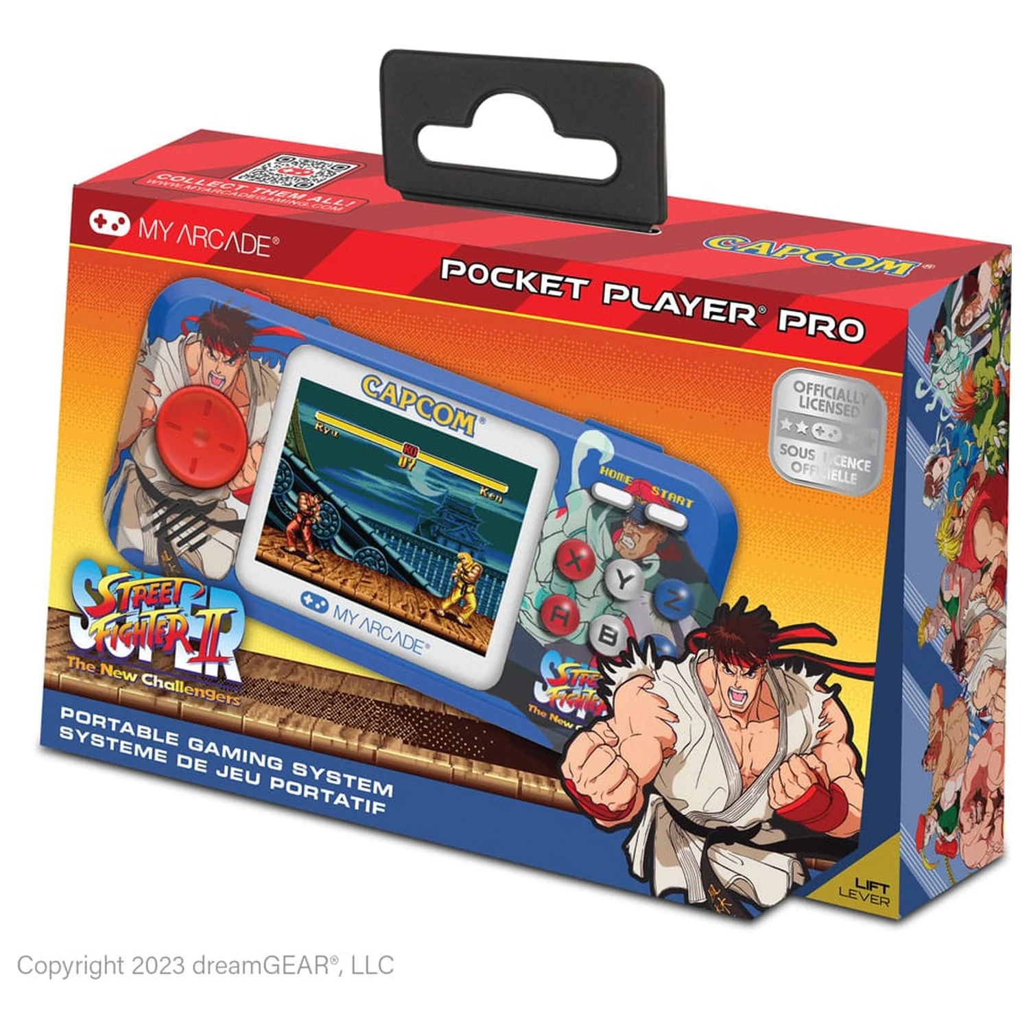 Super Street Fighter II Portable Gaming System Pocket Player Pro  product photo