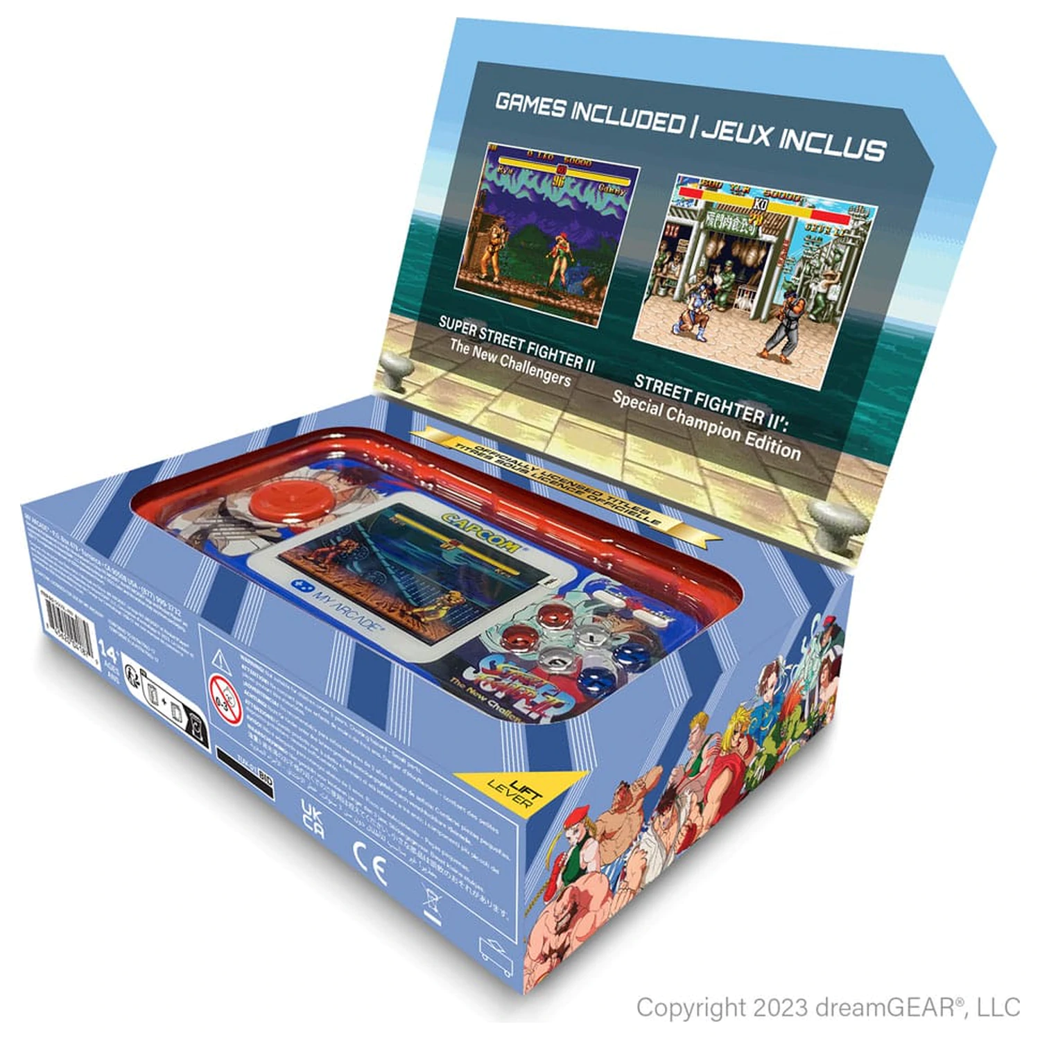 Super Street Fighter II Portable Gaming System Pocket Player Pro  product photo