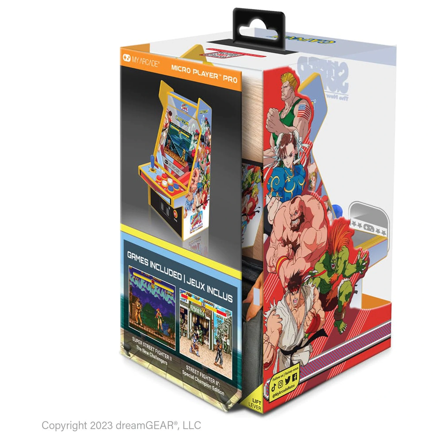 Super Street Fighter II Portable Retro Arcade Micro Player Pro  product photo