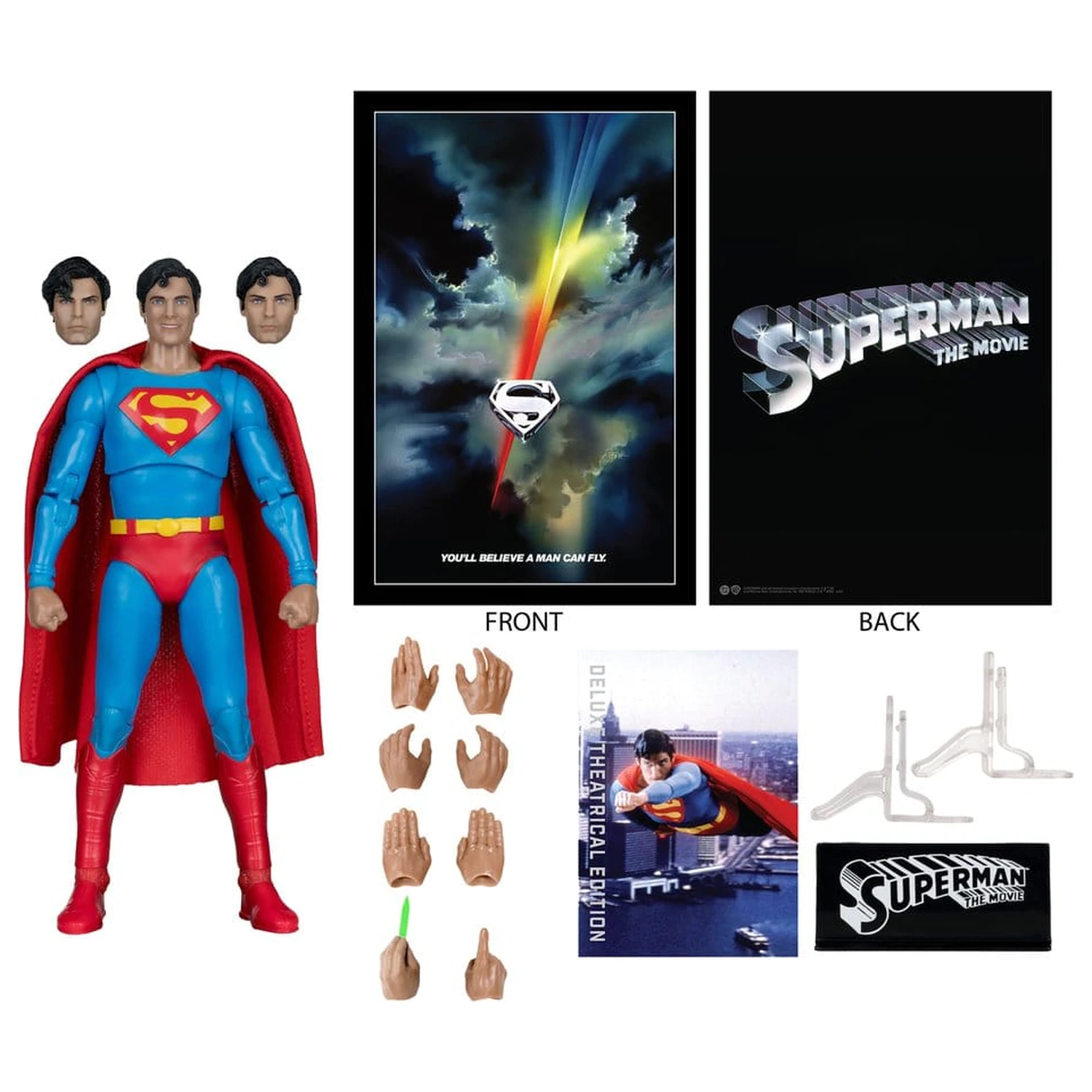 Superman (1978) DC Multiverse Deluxe Theatrical Edition Action Figure Superman 19 cm product photo