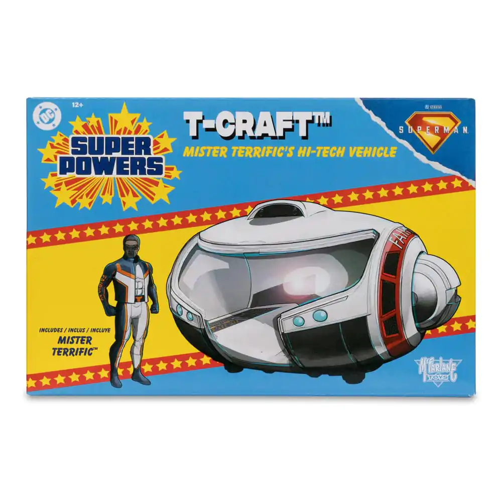Superman (2025) DC Direct Super Powers Action Figure with Vehicle Mr. Terrific &amp; T-Craft product photo