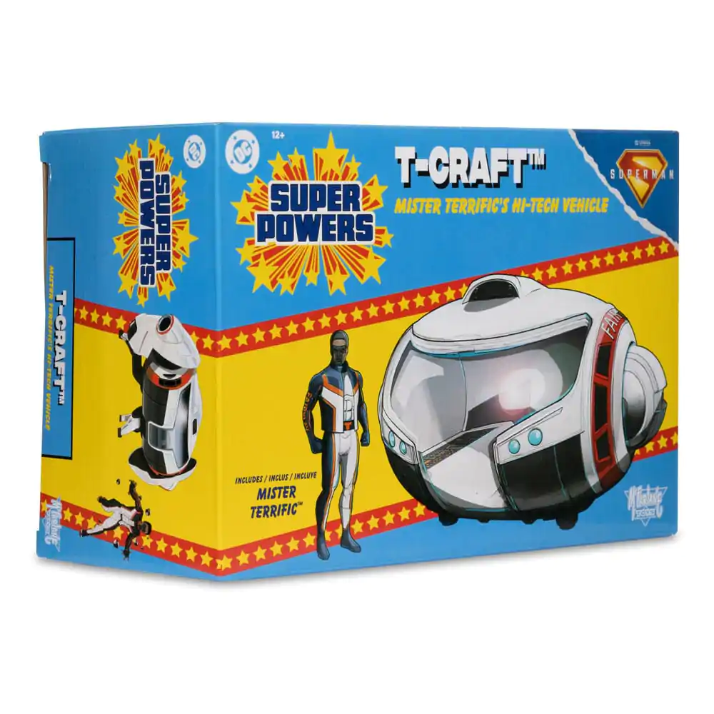 Superman (2025) DC Direct Super Powers Action Figure with Vehicle Mr. Terrific &amp; T-Craft product photo