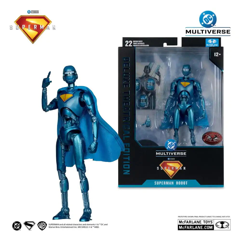 Superman (2025) DC Multiverse Deluxe Action Figure Superman Robot (Red Platinum Edition) 18 cm product photo