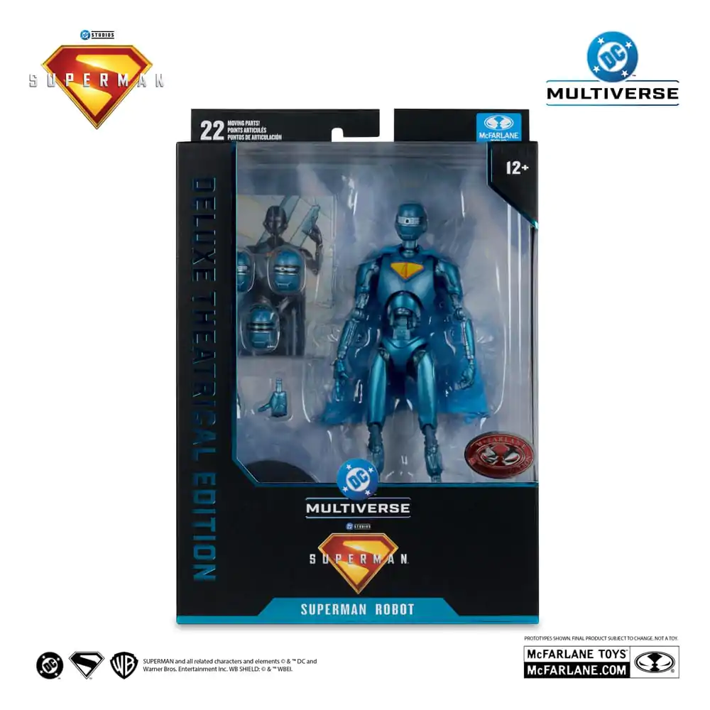 Superman (2025) DC Multiverse Deluxe Action Figure Superman Robot (Red Platinum Edition) 18 cm product photo