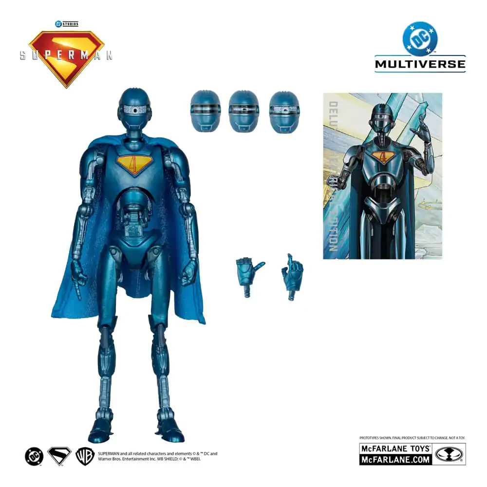 Superman (2025) DC Multiverse Deluxe Action Figure Superman Robot (Red Platinum Edition) 18 cm product photo