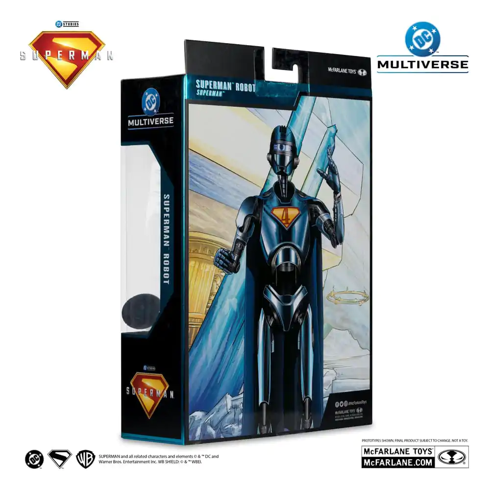 Superman (2025) DC Multiverse Deluxe Action Figure Superman Robot (Red Platinum Edition) 18 cm product photo