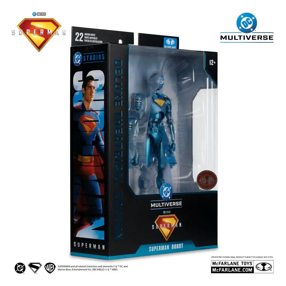 Superman (2025) DC Multiverse Deluxe Action Figure Superman Robot (Red Platinum Edition) 18 cm product photo