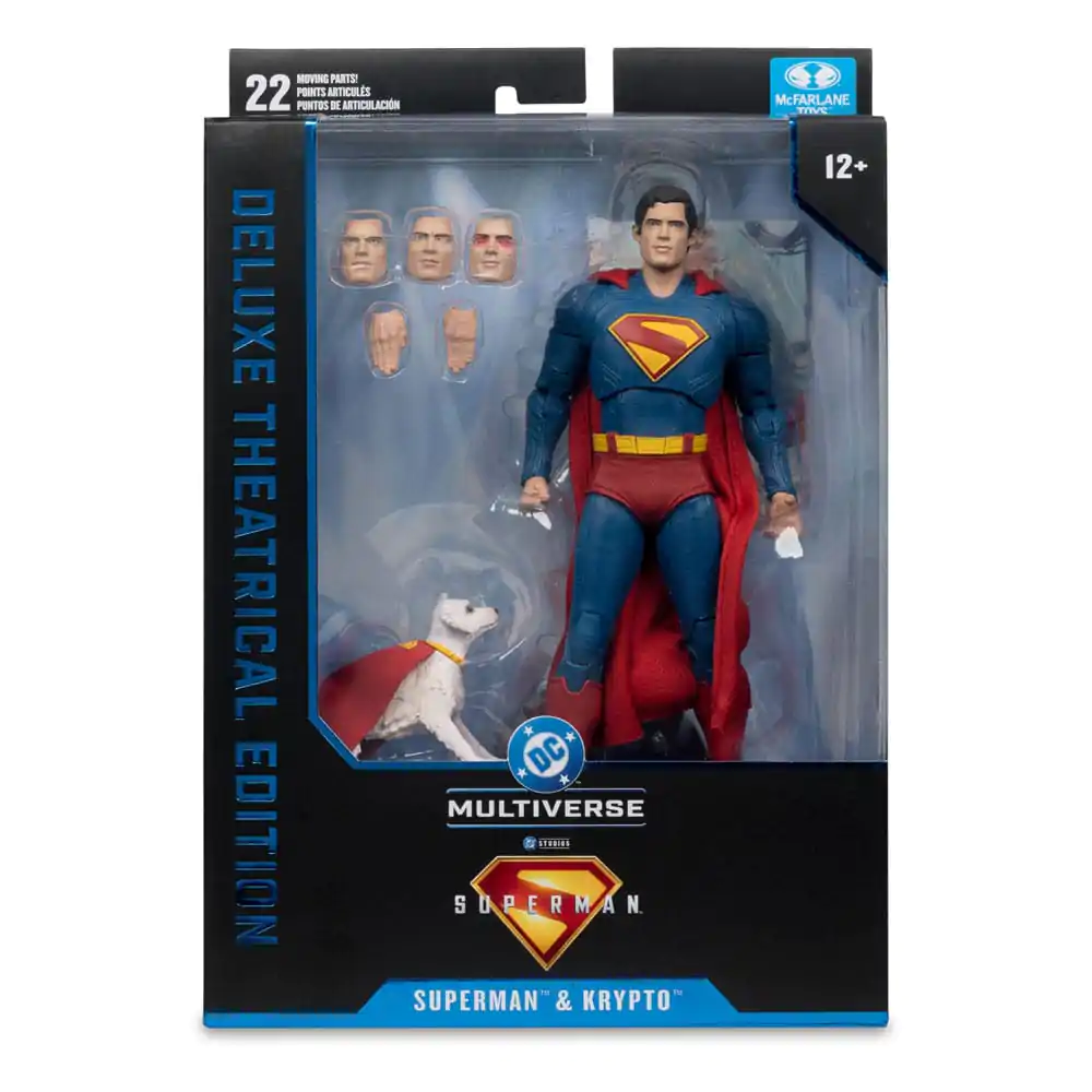 Superman (2025) DC Multiverse Deluxe Action Figure Superman with Krypto the Super Dog 18 cm product photo