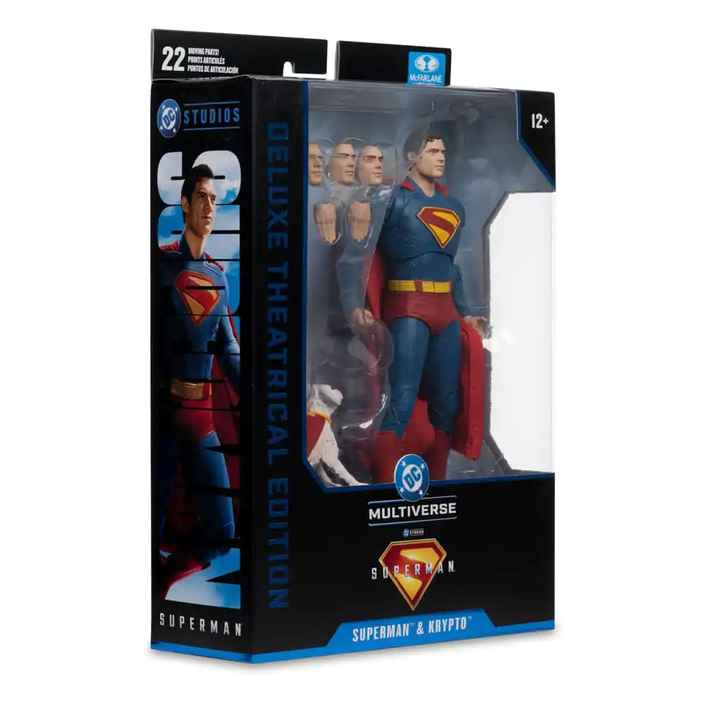 Superman (2025) DC Multiverse Deluxe Action Figure Superman with Krypto the Super Dog 18 cm product photo