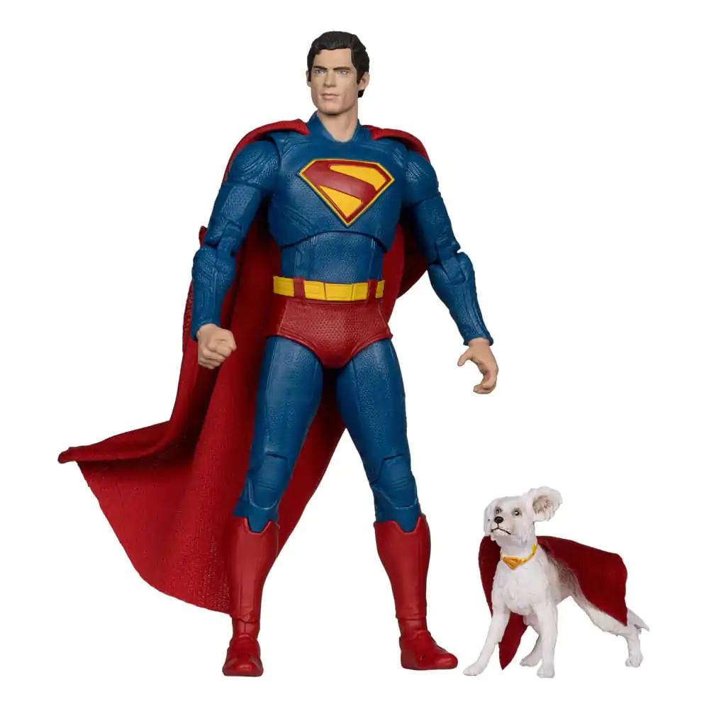 Superman (2025) DC Multiverse Deluxe Action Figure Superman with Krypto the Super Dog 18 cm product photo