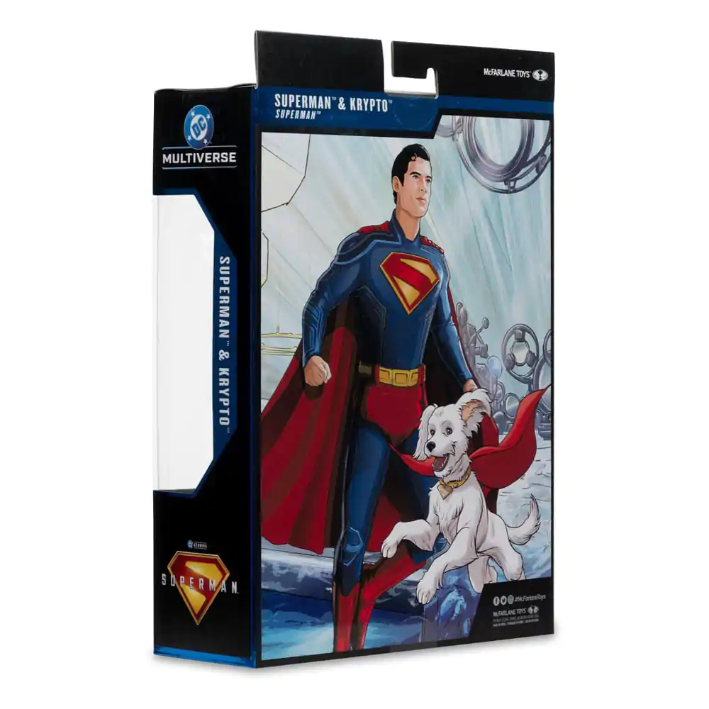 Superman (2025) DC Multiverse Deluxe Action Figure Superman with Krypto the Super Dog 18 cm product photo