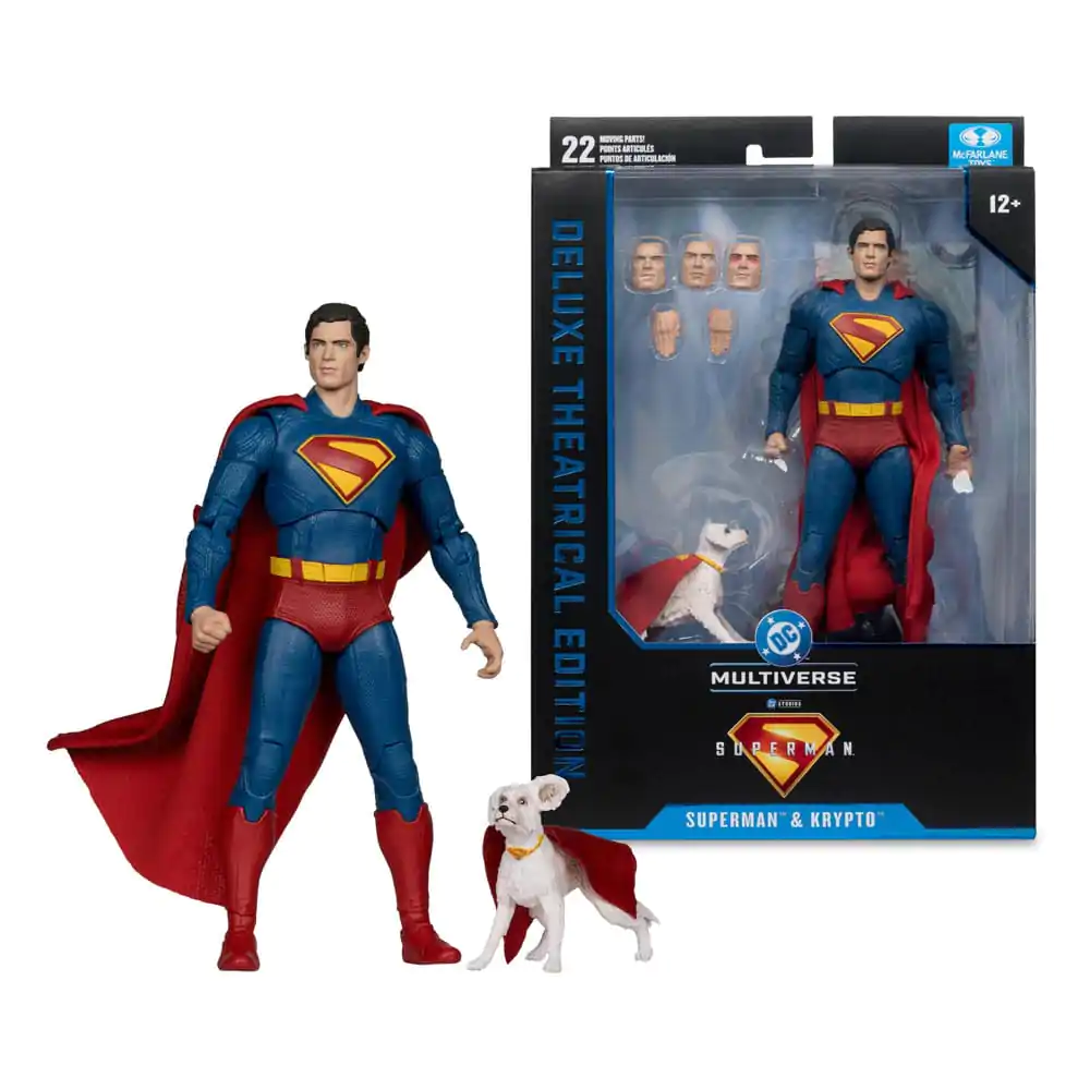 Superman (2025) DC Multiverse Deluxe Action Figure Superman with Krypto the Super Dog 18 cm product photo