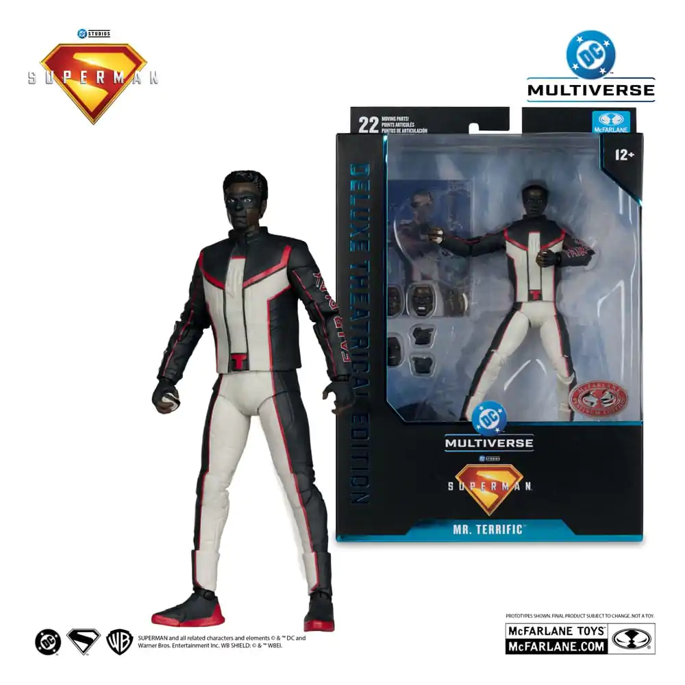 Superman (2025) DC Multiverse Deluxe Theatrical Edition Action Figure Mr. Terrific (Red Platinum Edition) 18 cm product photo
