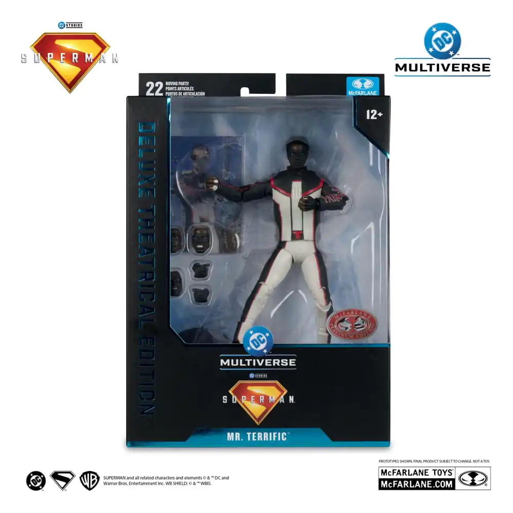 Superman (2025) DC Multiverse Deluxe Theatrical Edition Action Figure Mr. Terrific (Red Platinum Edition) 18 cm product photo
