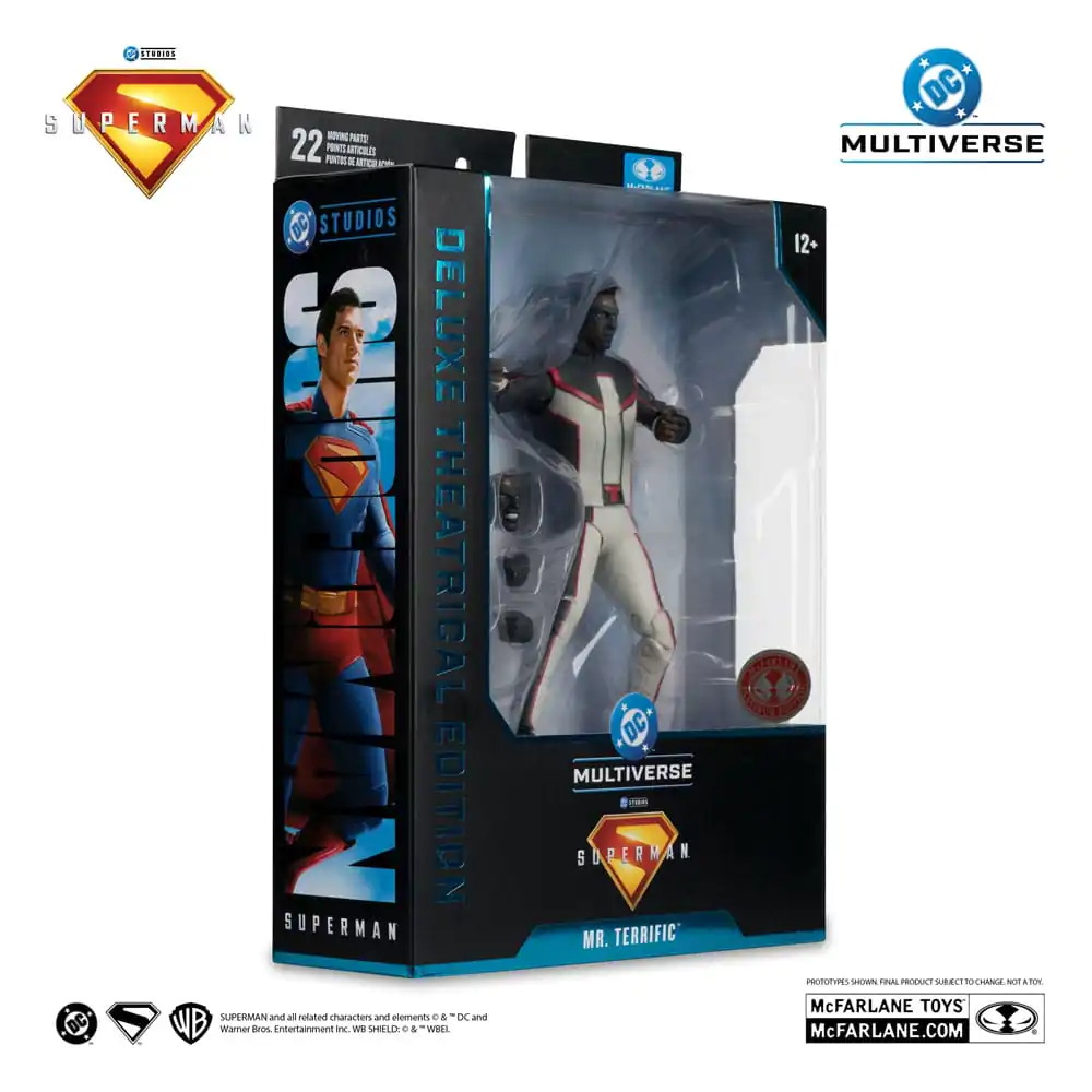 Superman (2025) DC Multiverse Deluxe Theatrical Edition Action Figure Mr. Terrific (Red Platinum Edition) 18 cm product photo