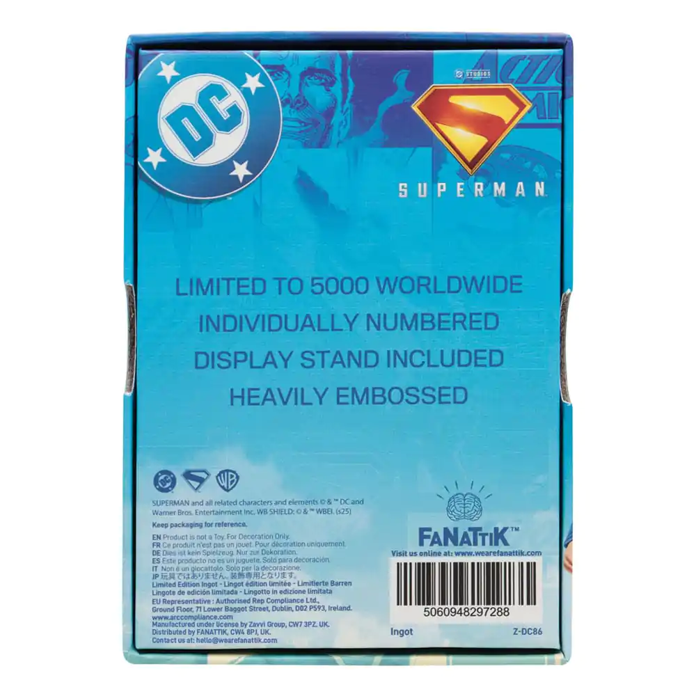 Superman 2025 Ingot Last Son of Krypton Limited Edition product photo