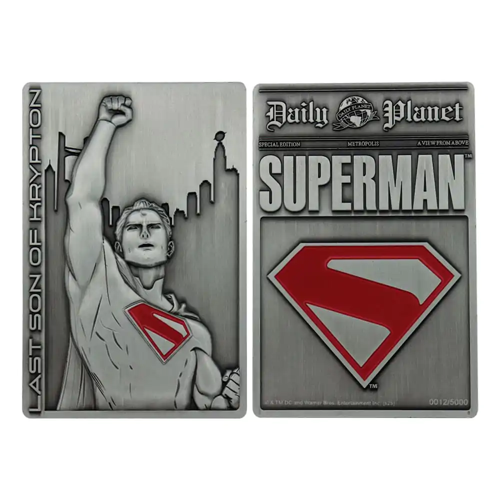 Superman 2025 Ingot Last Son of Krypton Limited Edition product photo