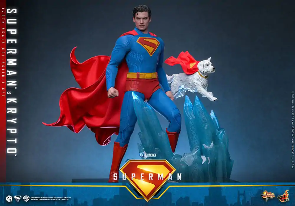 Superman (2025) Movie Masterpiece Action Figure 1/6 Superman &amp; Krypto 33 cm product photo