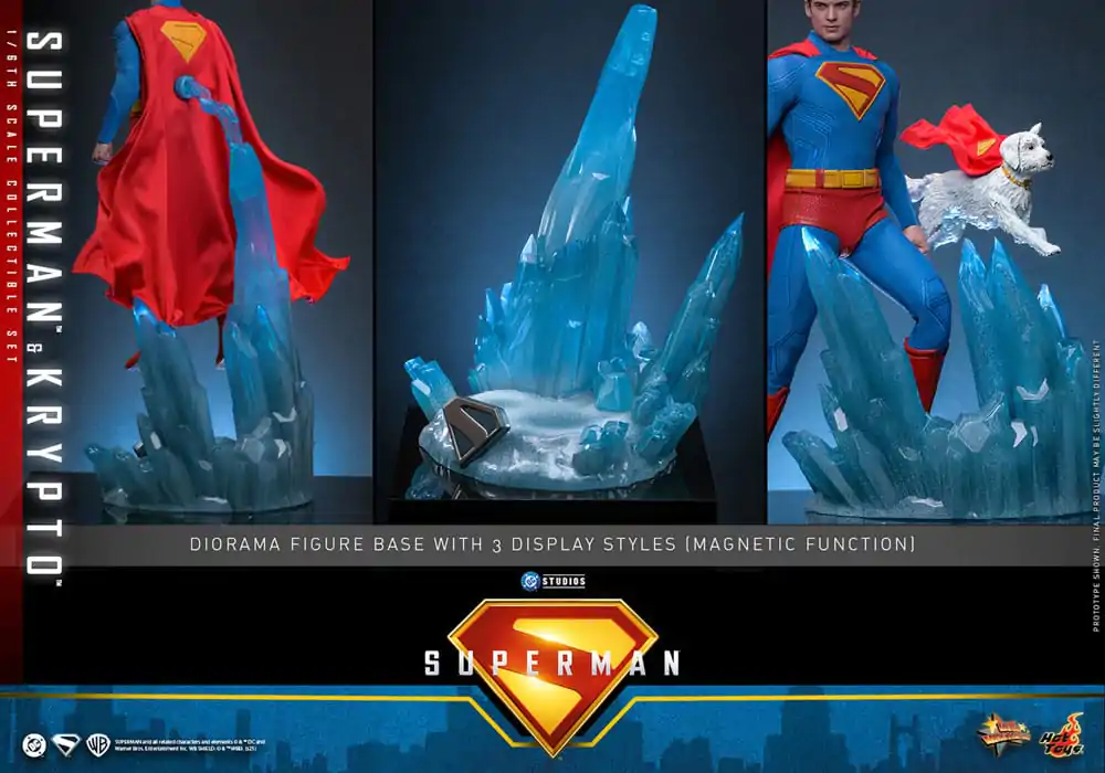 Superman (2025) Movie Masterpiece Action Figure 1/6 Superman &amp; Krypto 33 cm product photo