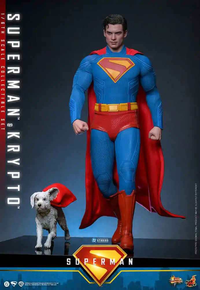 Superman (2025) Movie Masterpiece Action Figure 1/6 Superman &amp; Krypto 33 cm product photo