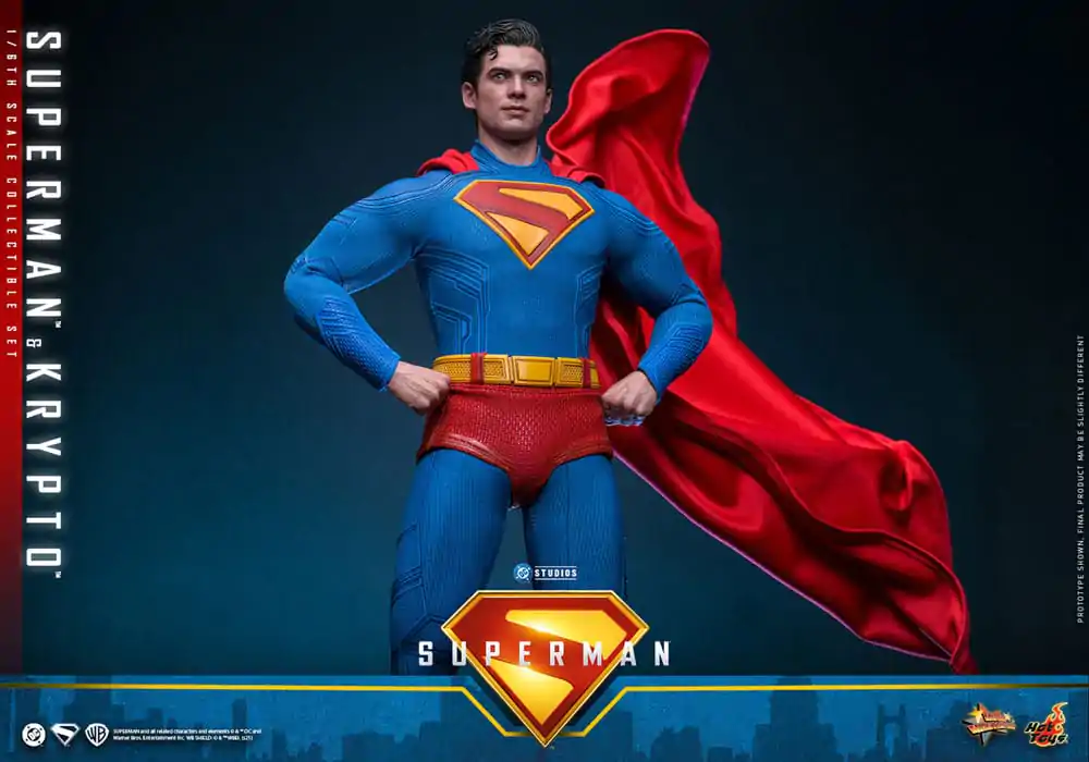 Superman (2025) Movie Masterpiece Action Figure 1/6 Superman &amp; Krypto 33 cm product photo