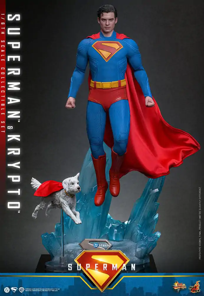 Superman (2025) Movie Masterpiece Action Figure 1/6 Superman &amp; Krypto 33 cm product photo
