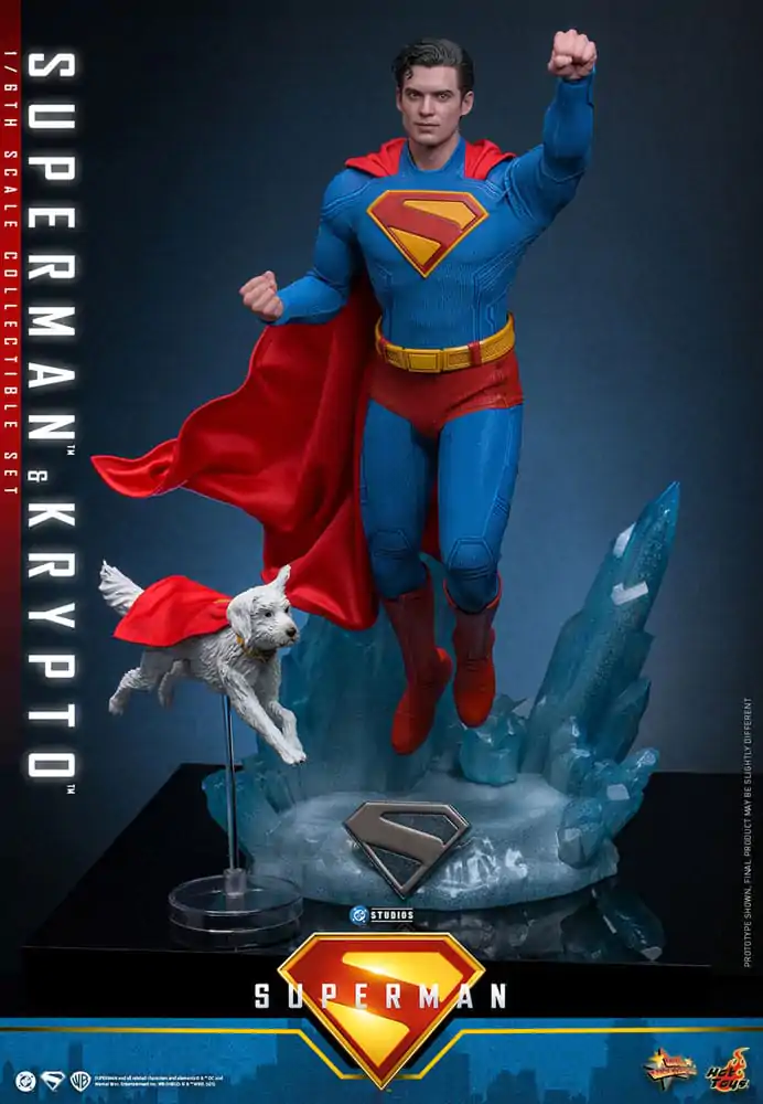 Superman (2025) Movie Masterpiece Action Figure 1/6 Superman &amp; Krypto 33 cm product photo