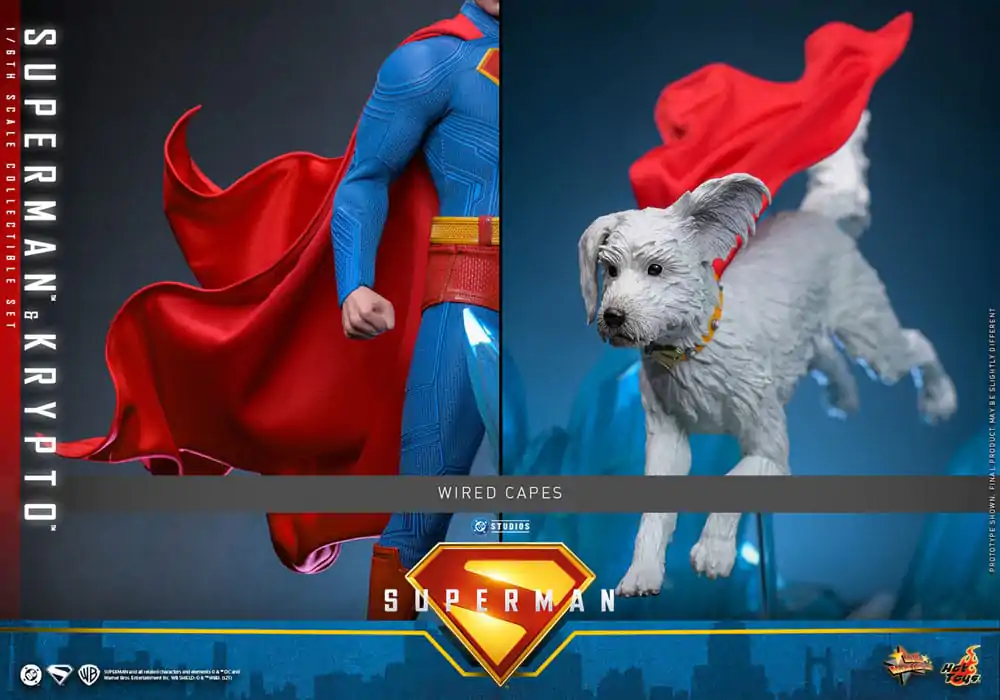 Superman (2025) Movie Masterpiece Action Figure 1/6 Superman &amp; Krypto 33 cm product photo