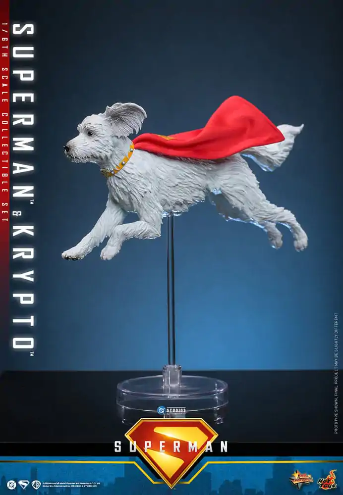Superman (2025) Movie Masterpiece Action Figure 1/6 Superman &amp; Krypto 33 cm product photo