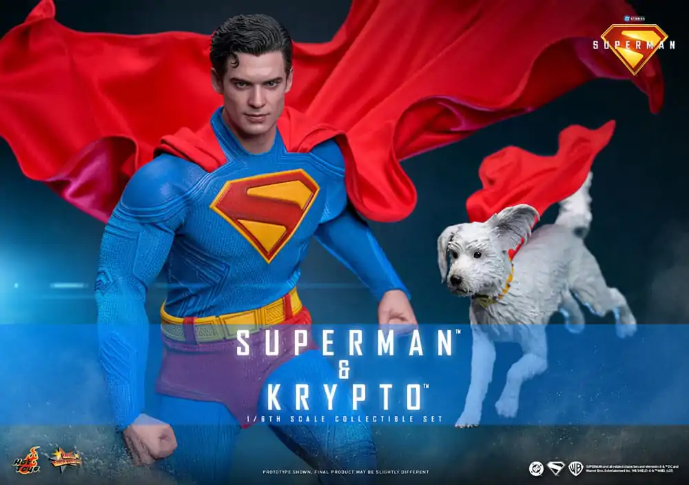 Superman (2025) Movie Masterpiece Action Figure 1/6 Superman &amp; Krypto 33 cm product photo