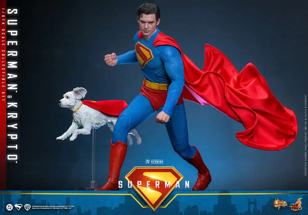 Superman (2025) Movie Masterpiece Action Figure 1/6 Superman &amp; Krypto 33 cm product photo