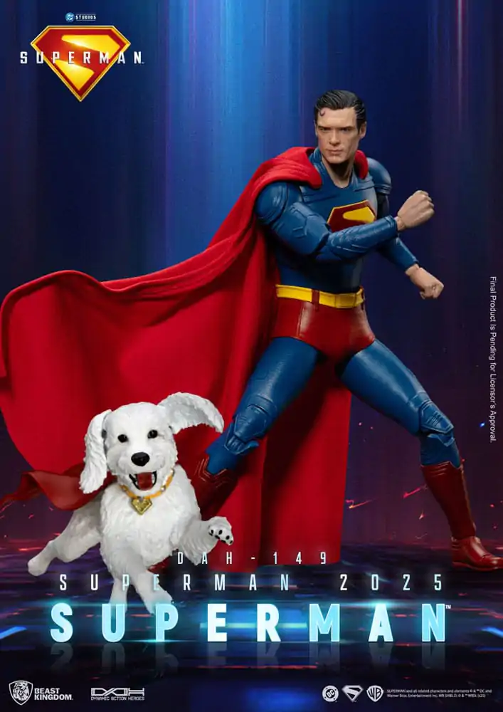 Superman (2025) Action Figure Superman &amp; Krypto 21 cm product photo