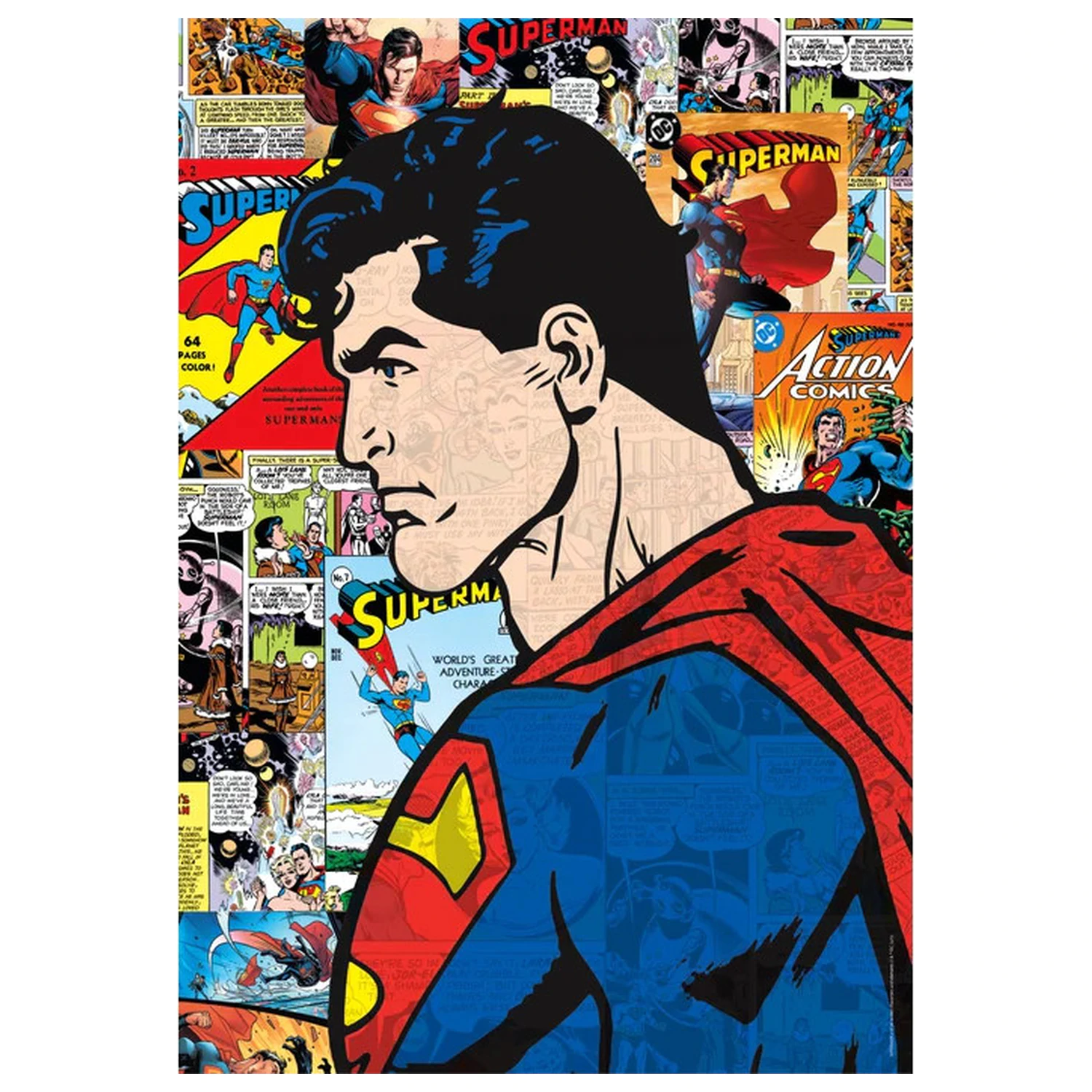 Superman Comic 1000-piece Compact Puzzle product photo