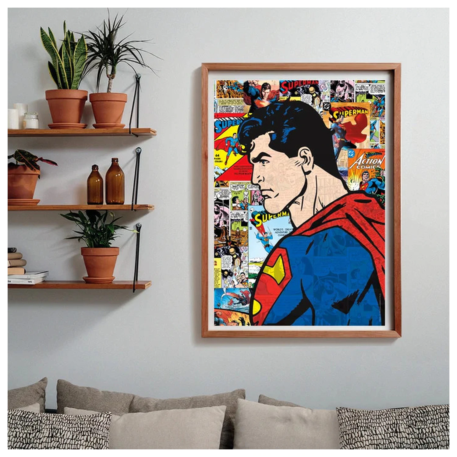 Superman Comic 1000-piece Compact Puzzle product photo