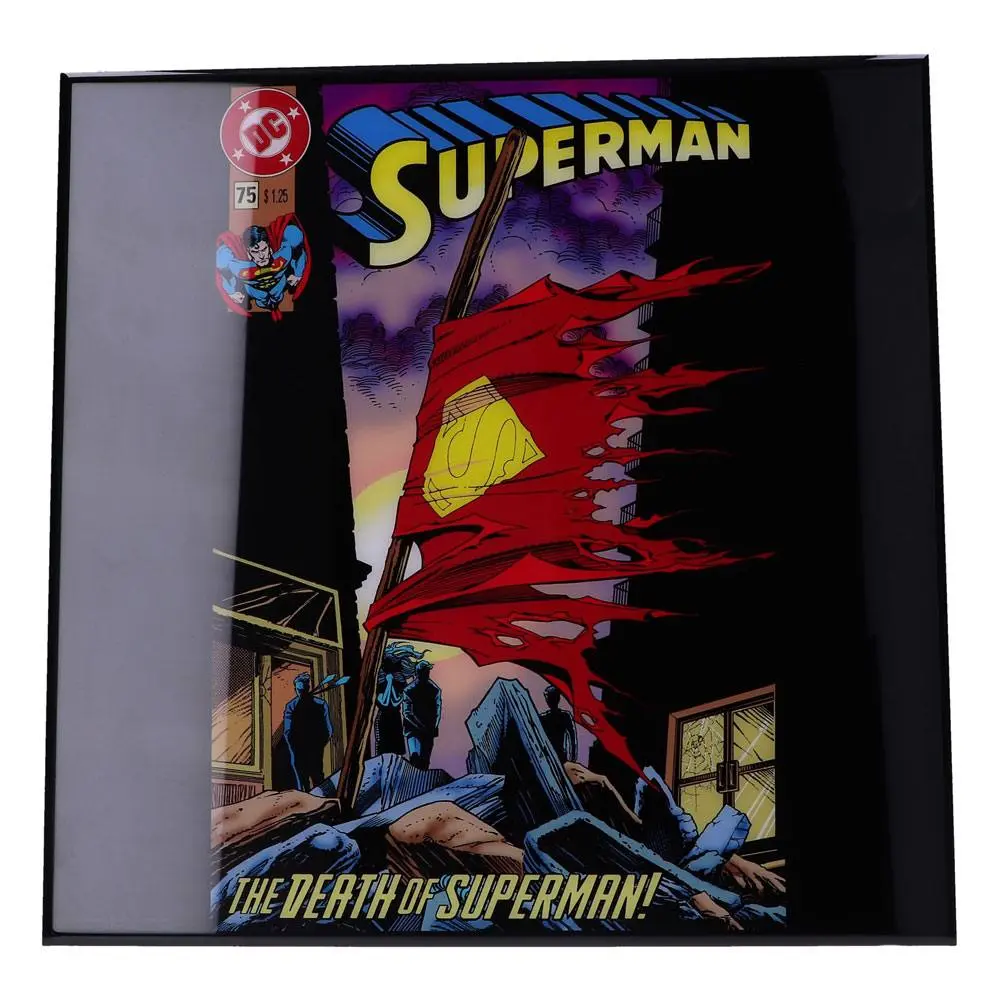 Superman Crystal Clear Picture The Death of Superman 32 x 32 cm product photo