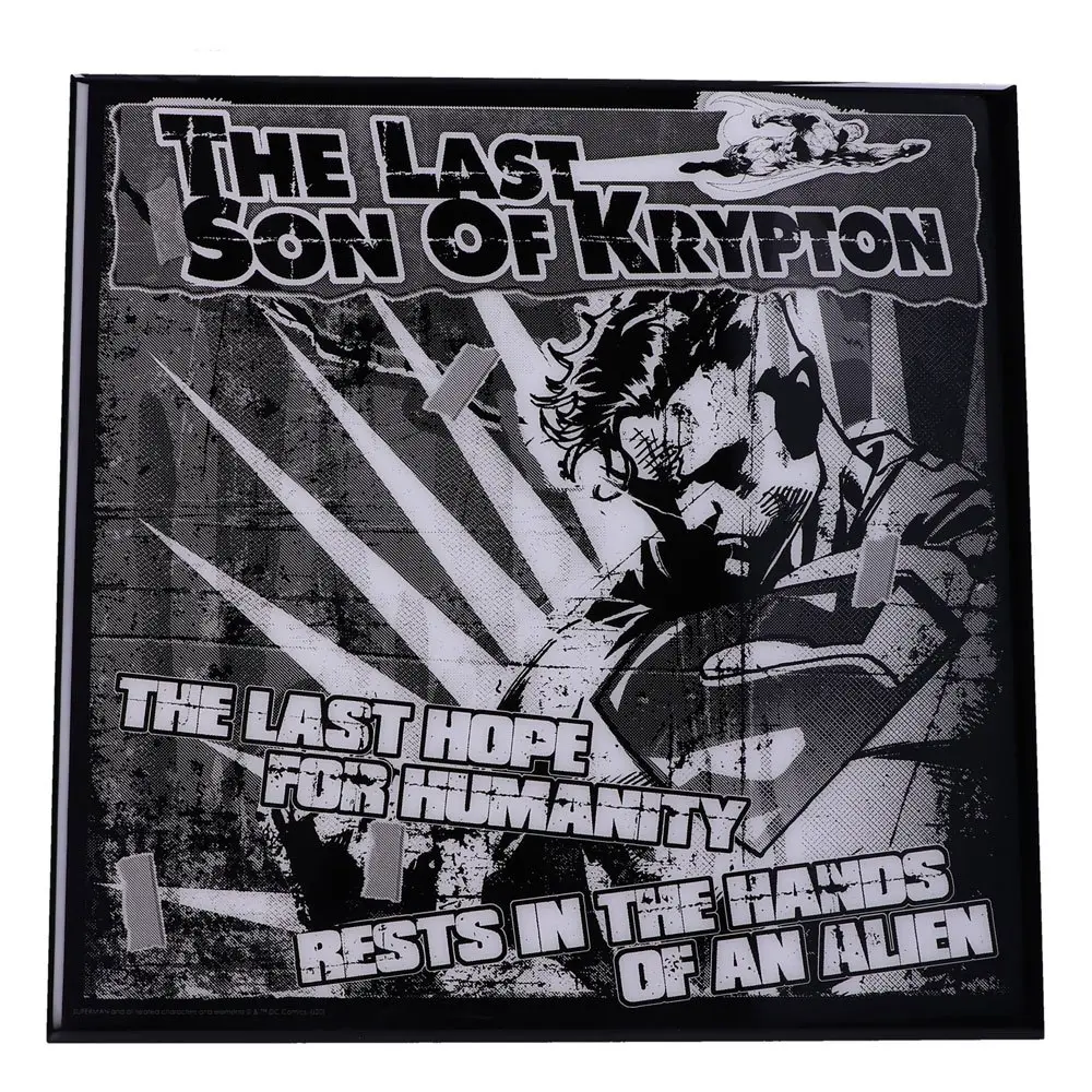 Superman Crystal Clear Picture The Last Son of Krypton 32 x 32 cm product photo