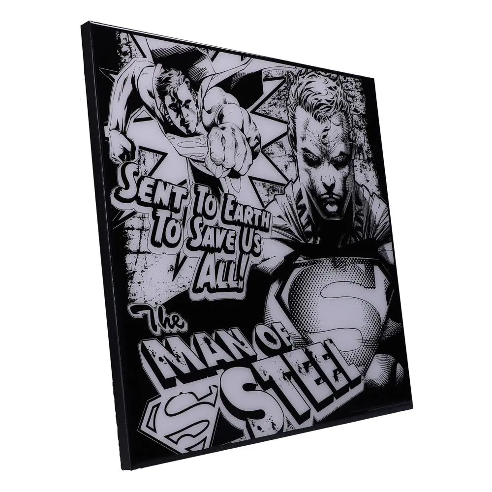 Superman Crystal Clear Picture The Man of Steel 32 x 32 cm product photo