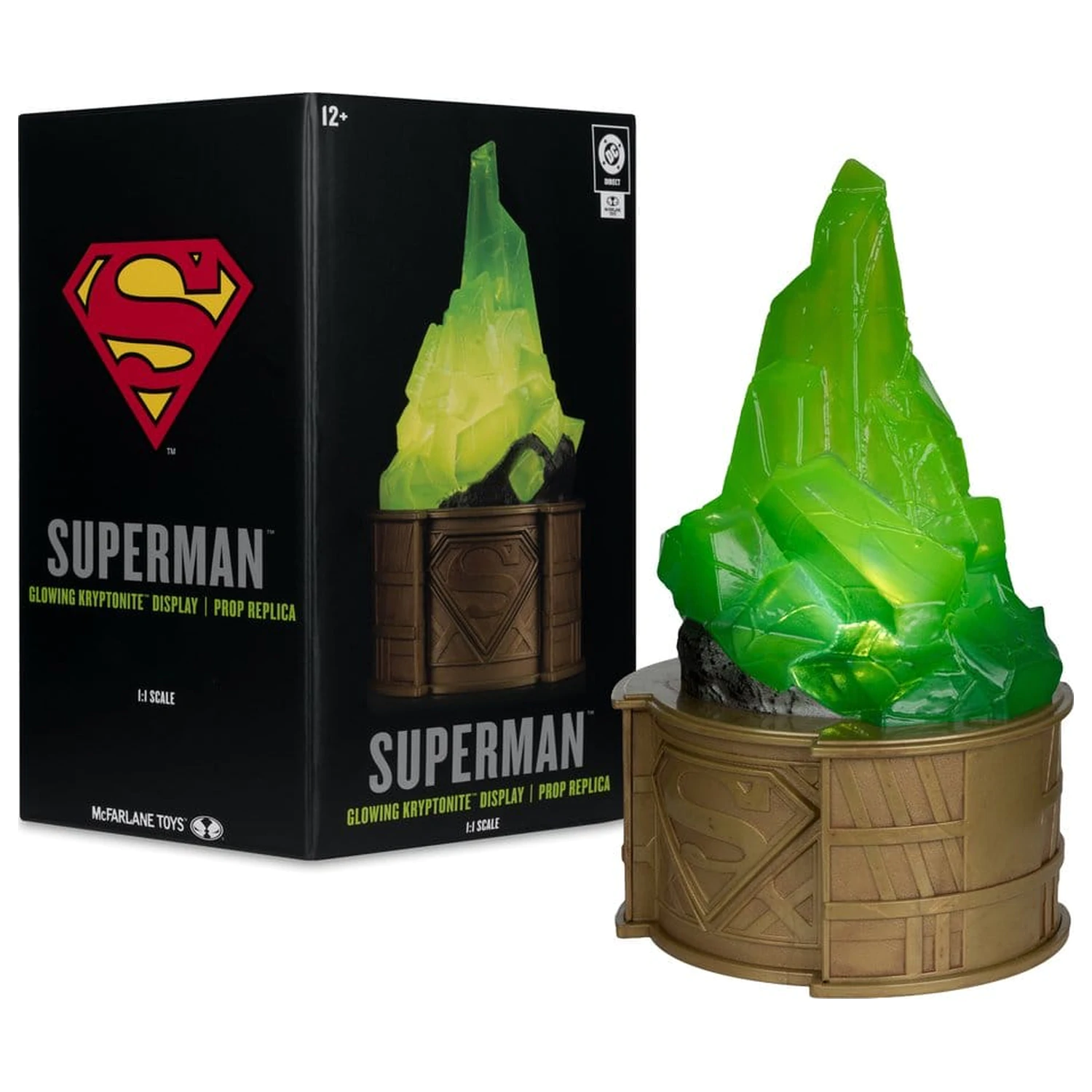 Superman DC Direct Replica 1/1 Kryptonite Display (Gold Label) 18 cm product photo