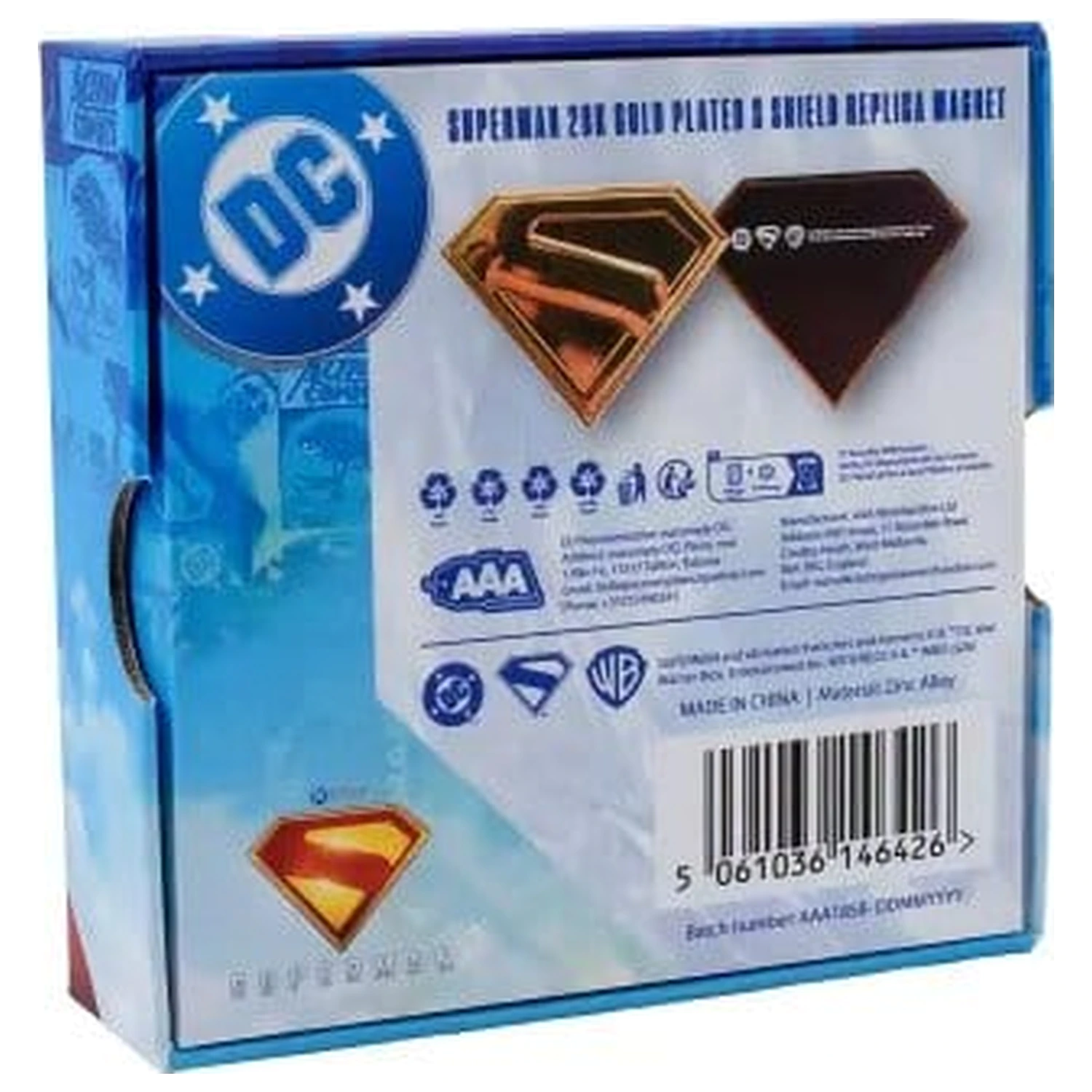 Superman Gold Shield Replica Magnet product photo