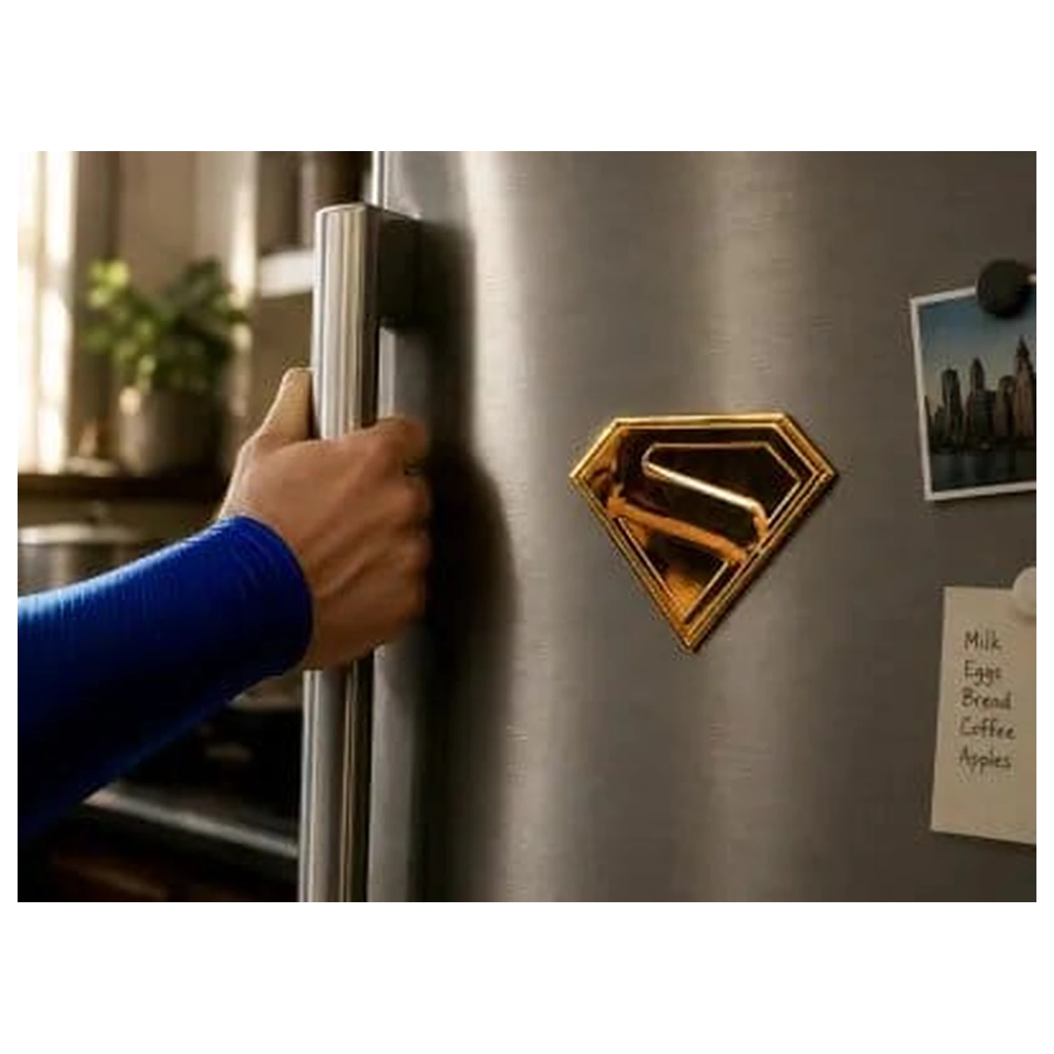 Superman Gold Shield Replica Magnet product photo