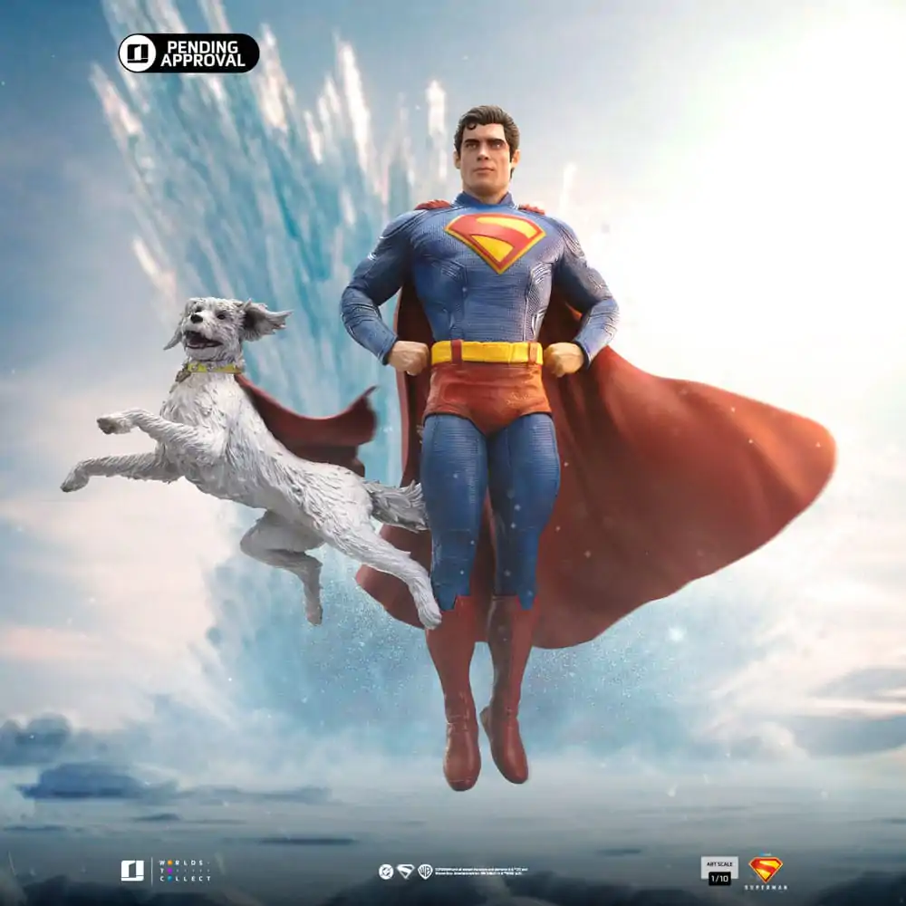 Superman Legacy Art Scale Statue 1/10 Superman & Krypto 32 cm product photo
