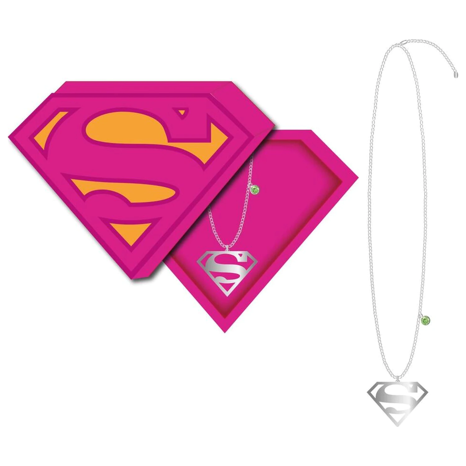 Superman Supergirl  necklace product photo