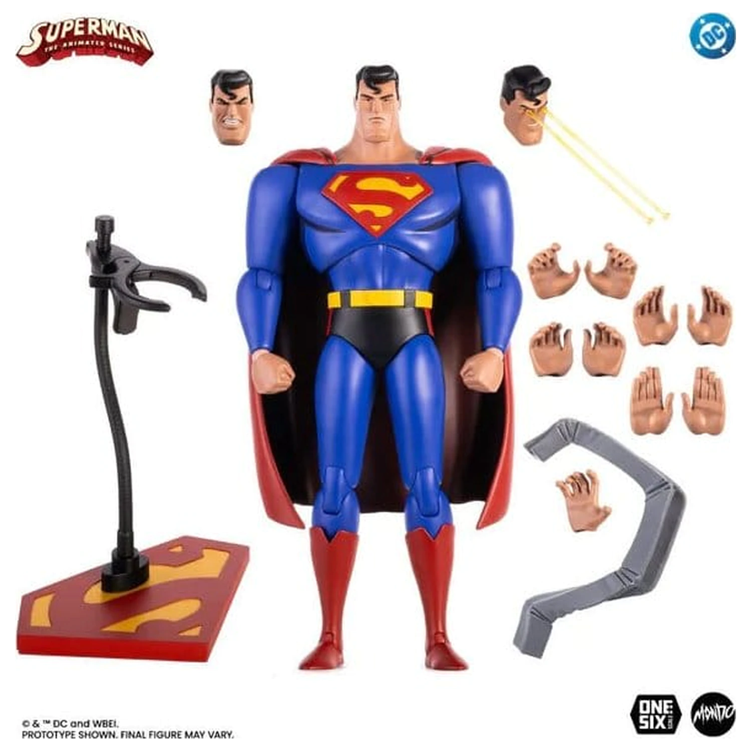 Superman: The Animated Series Action Figure 1/6 Superman 30 cm product photo