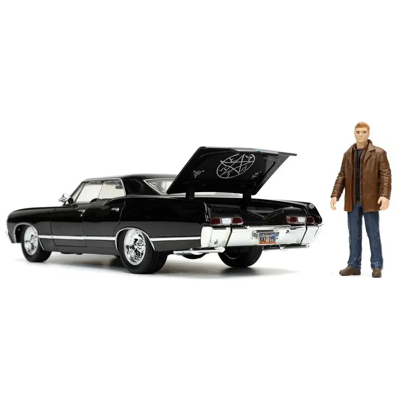 Supernatural Chevy Impala Sport Sedan car + Winchester Dean figure set product photo