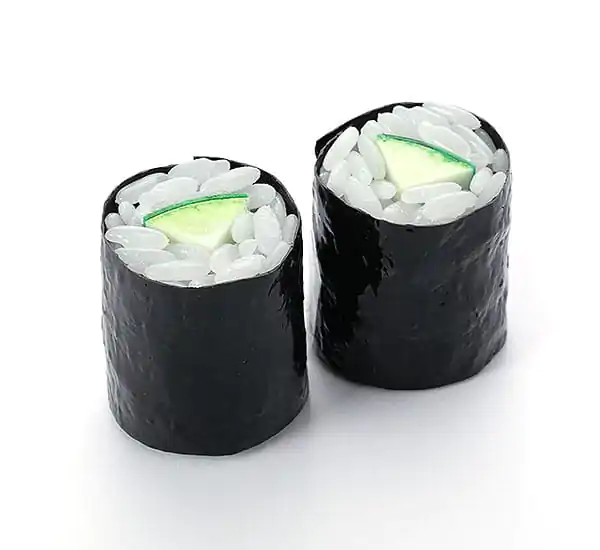 Sushi Plastic Model Kit 1/1 Kappa Maki (Cucumber Sushi Roll) (re-run) 3 cm product photo