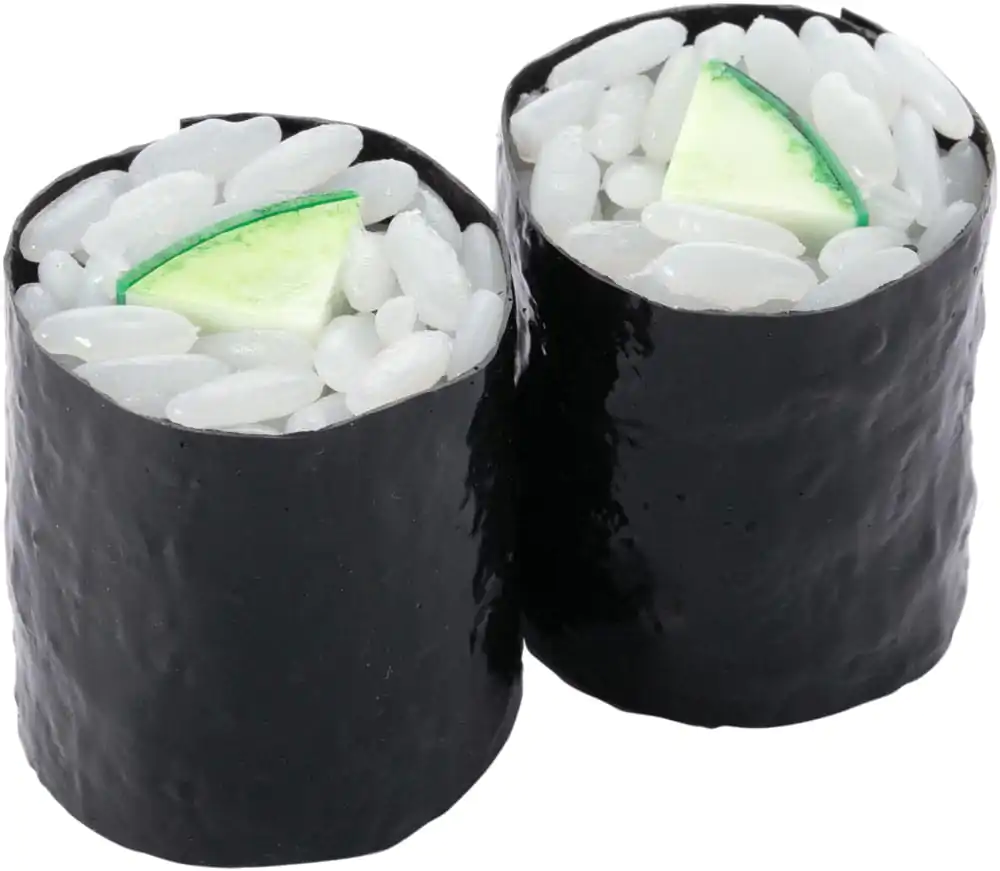 Sushi Plastic Model Kit 1/1 Kappa Maki (Cucumber Sushi Roll) (re-run) 3 cm product photo
